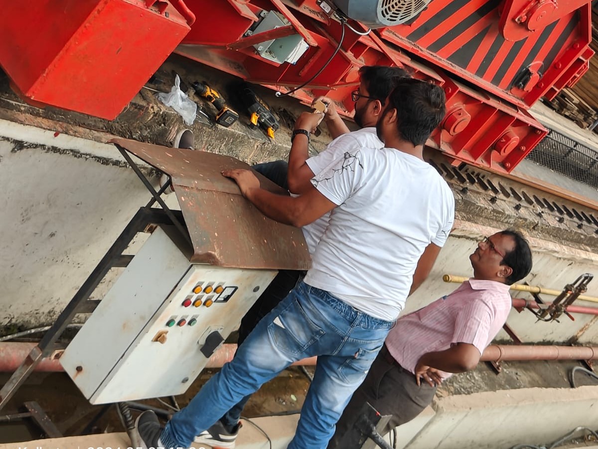 Illustration of on-site installation