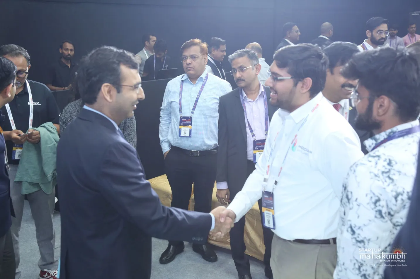 Meridian Data Labs engaging with industry leaders at Startup Mahakumbh